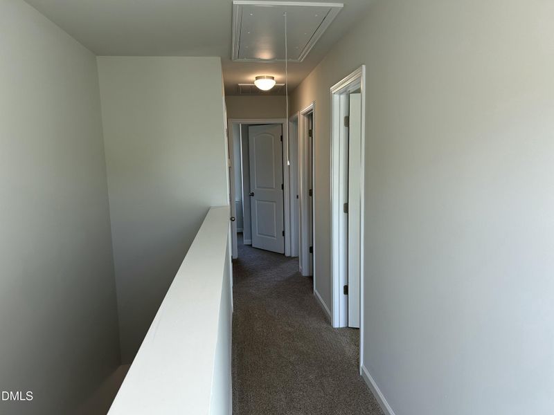Upstairs Hall front to back