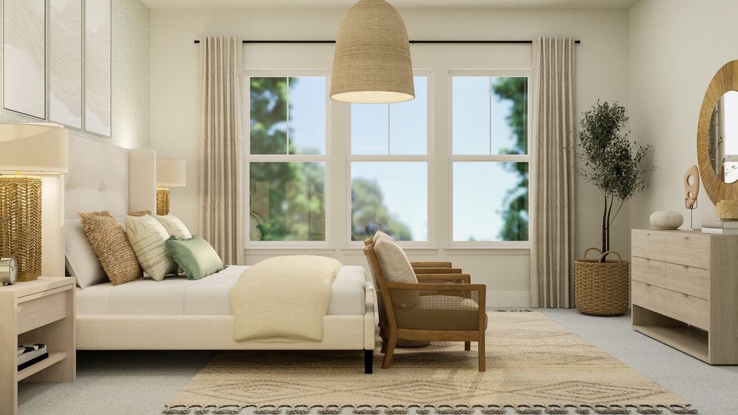 Furnished interior view inside a new home in Carnes Crossroads: Coastal Collection, Summerville (Image 15).