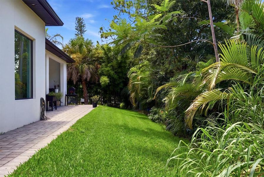 Exterior details and patio area of a home in , Venice (Image 25). Exterior details and patio area of a home in , Venice (Image 25).