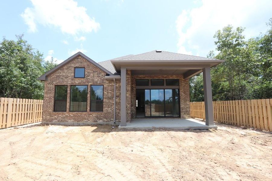 Front exterior of a new home in Colton 45' Homesites, Todd Mission, TX, highlighting curb appeal (Image 2).