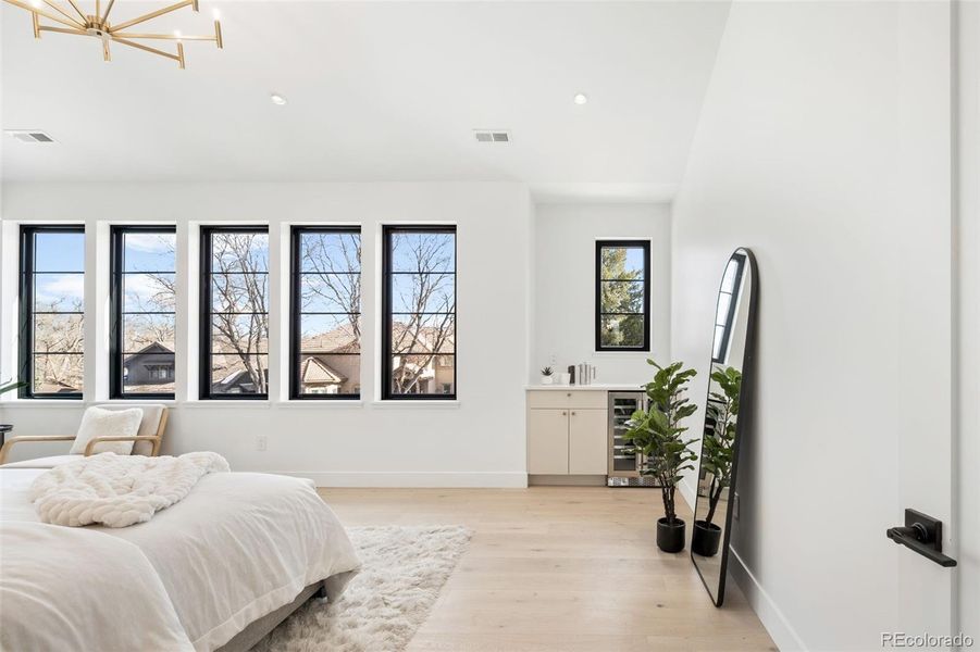 Furnished interior view inside a new home in , Denver (Image 18).