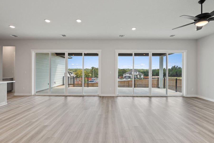 Spacious, unfurnished interior of a new home in Lariat, Liberty Hill (Image 29). Spacious, unfurnished interior of a new home in Lariat, Liberty Hill (Image 29).