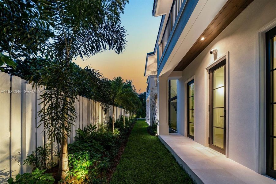 Exterior details and patio area of a home in , Miami (Image 2).