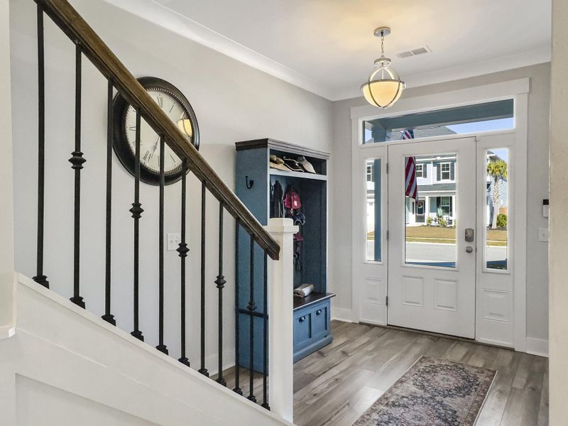 Furnished interior view inside a new home in Hewing Farms, Summerville (Image 54). Furnished interior view inside a new home in Hewing Farms, Summerville (Image 54).