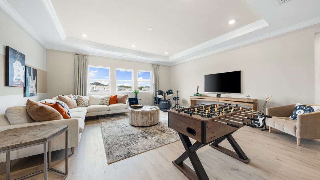 Furnished interior view inside a new home in Victoria Lakes, Odessa (Image 13).