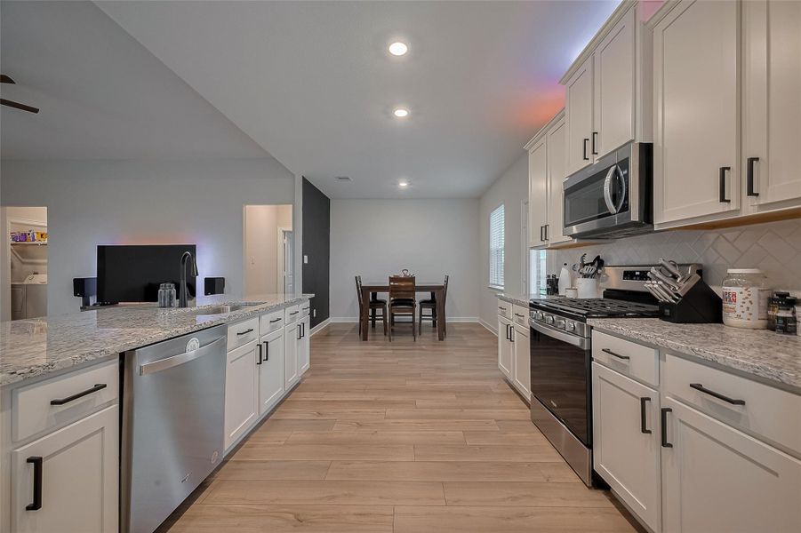 Furnished interior view inside a new home in , Santa Fe (Image 15). Furnished interior view inside a new home in , Santa Fe (Image 15).