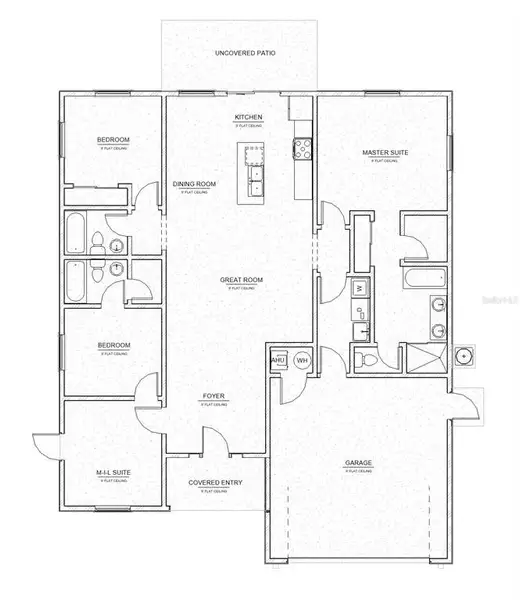 2D floor plan layout of this home in , Lehigh Acres, FL (Image 3).