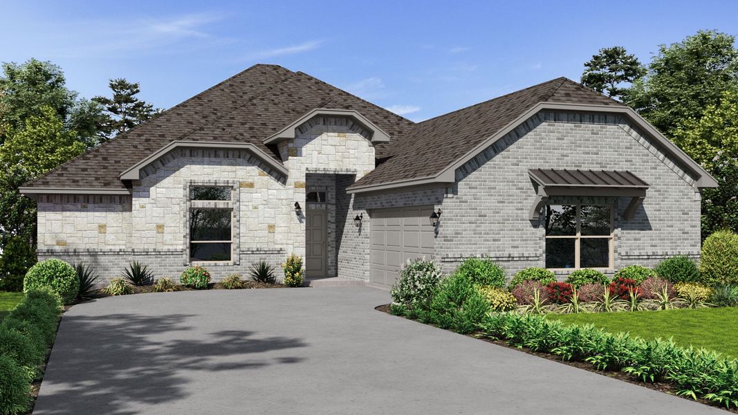 Representative exterior photo of a completed home built from the bartlett by D.R. Horton in Lakeview Pointe, Grand Prairie, TX (Image 2). Representative exterior photo of a completed home built from the bartlett by D.R. Horton in Lakeview Pointe, Grand Prairie, TX (Image 2).