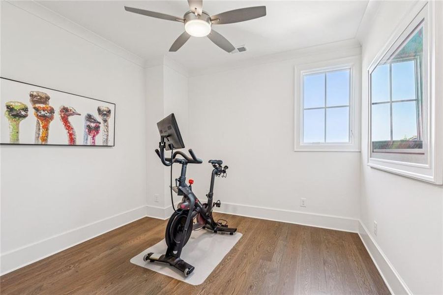 Furnished interior view inside a new home in , Alpharetta (Image 40).