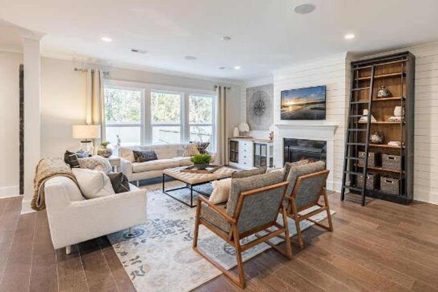 Furnished interior view inside a new home in Sea Island Preserve, Johns Island (Image 12).