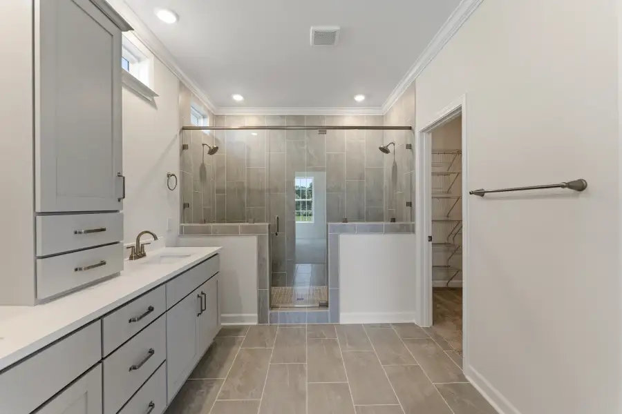 Furnished interior view inside a new home in Ridgecrest at Midway, Anderson (Image 11).