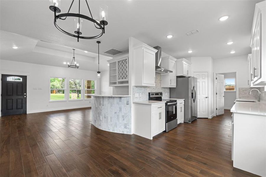 Furnished interior view inside a new home in , Granbury (Image 6).