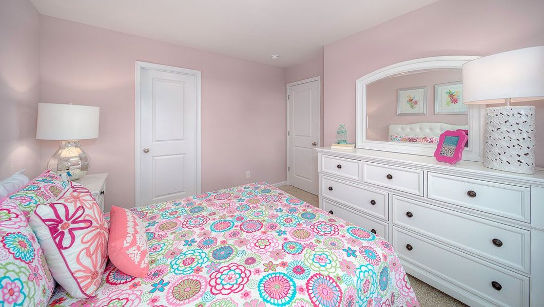 Representative furnished interior of a home built from the Lansing by D.R. Horton in Townes at Tap Root Farms, Fletcher (Image 25).