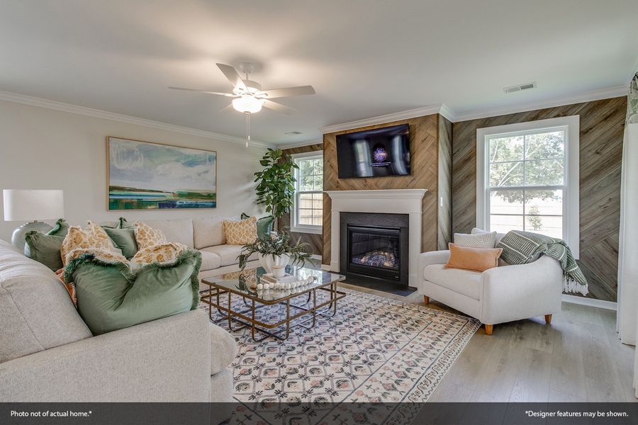 Furnished interior view inside a new home in Dove Hollow, Chesnee (Image 7).