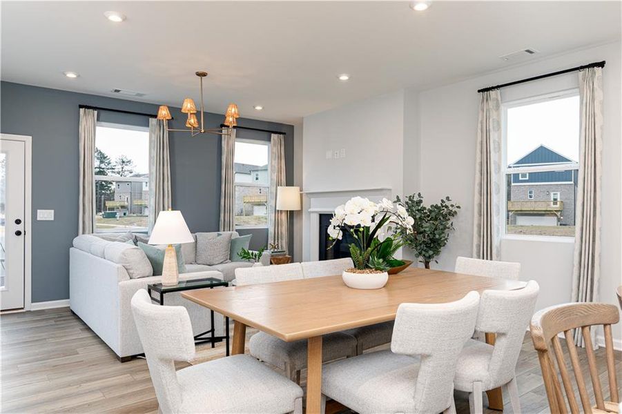 Furnished interior view inside a new home in Darlington, Loganville (Image 7).