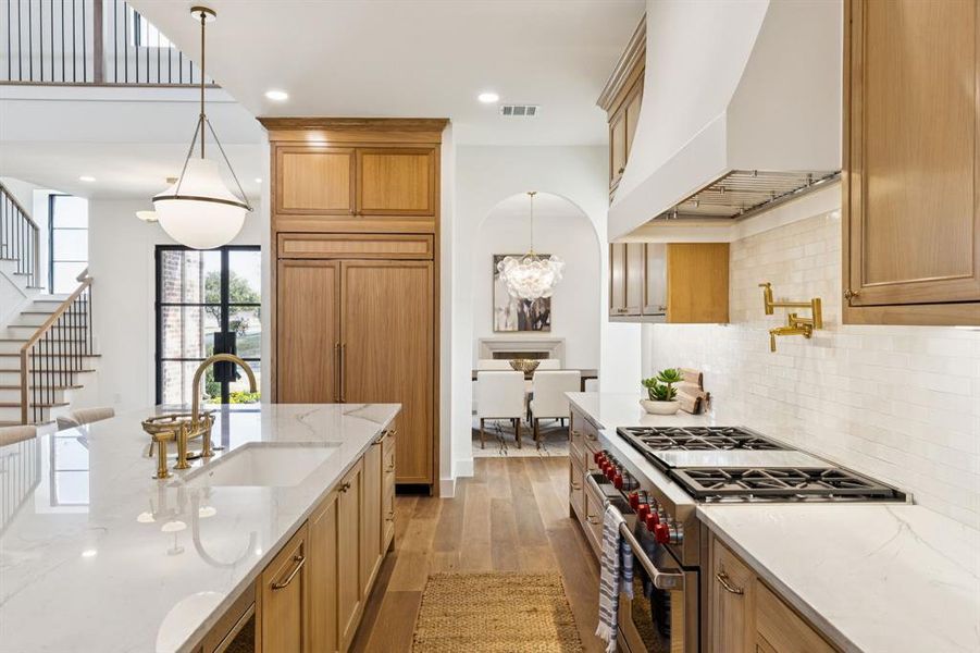 Furnished interior view inside a new home in , Dallas (Image 4).