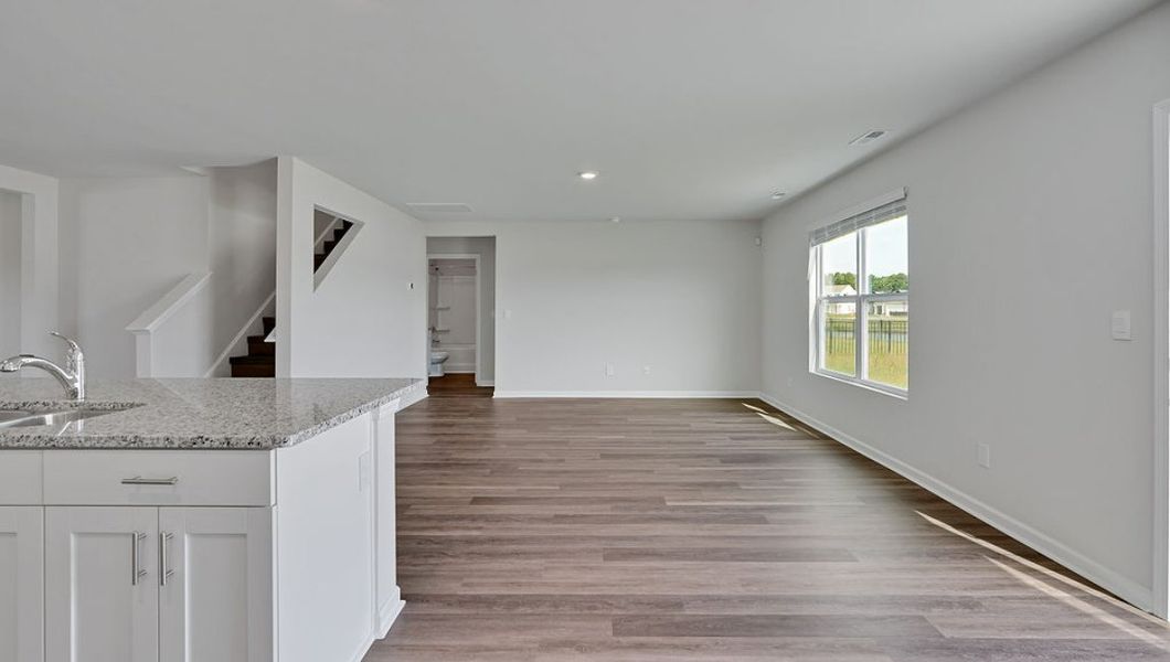 Representative unfurnished interior of a home built from the Hayden by D.R. Horton in Cedar Hill Landing, Navassa (Image 22).
