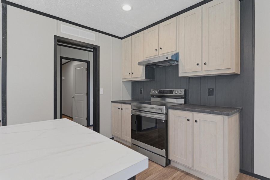 Furnished interior view inside a new home in , Cross (Image 8).