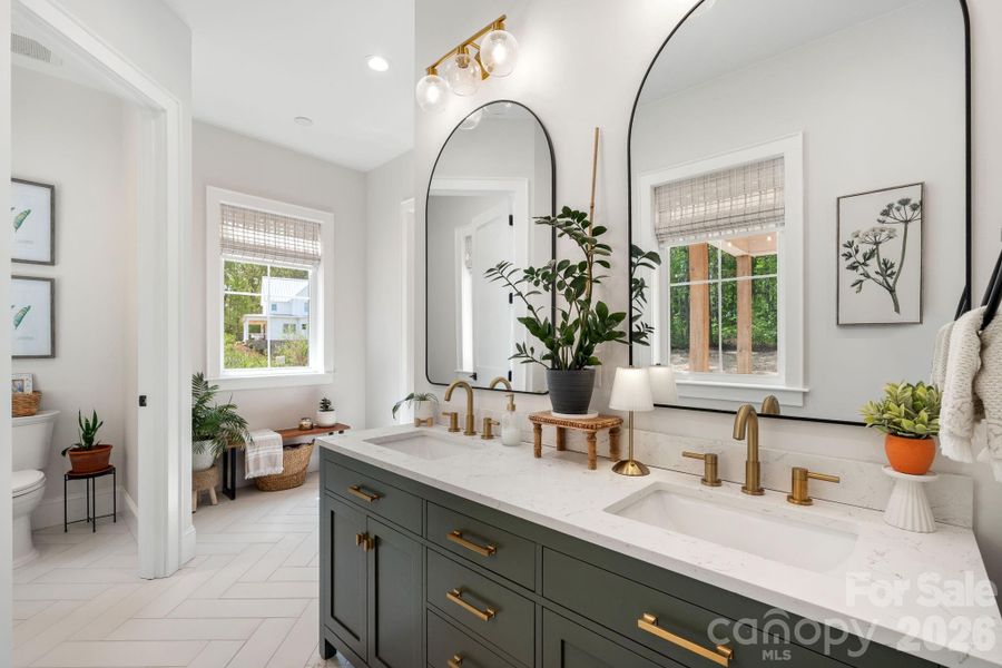 Furnished interior view inside a new home in , Rockwell (Image 13).