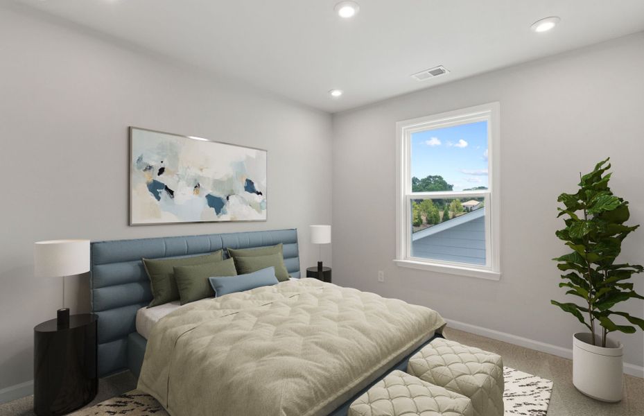 Representative furnished interior of a home built from the Rosemont by Pulte Homes in Bennett Park, Grayson (Image 37).