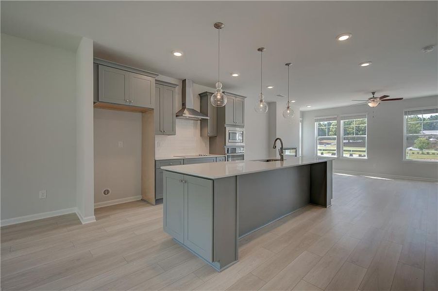 Furnished interior view inside a new home in Daybreak, Newnan (Image 13).