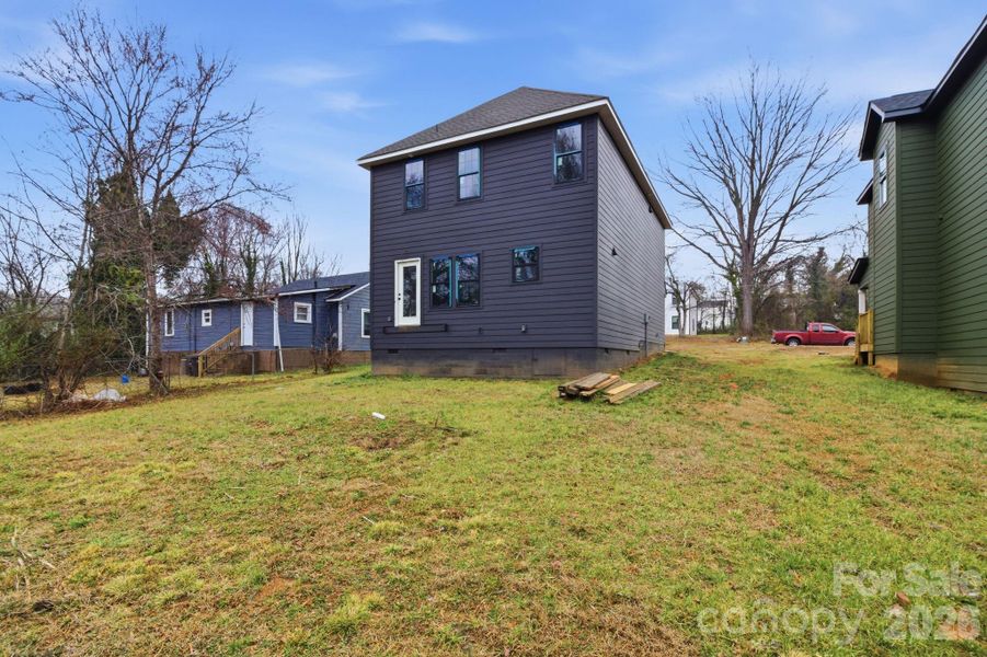 Exterior details and patio area of a home in , Statesville (Image 17).