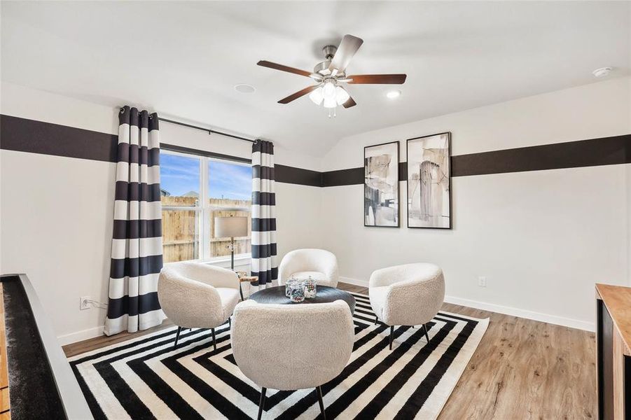 Furnished interior view inside a new home in Simpson Crossing, Princeton (Image 24). Furnished interior view inside a new home in Simpson Crossing, Princeton (Image 24).