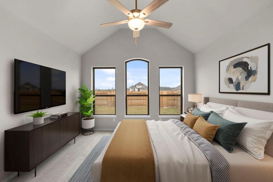 Furnished interior view inside a new home in Escondido, Magnolia (Image 8).