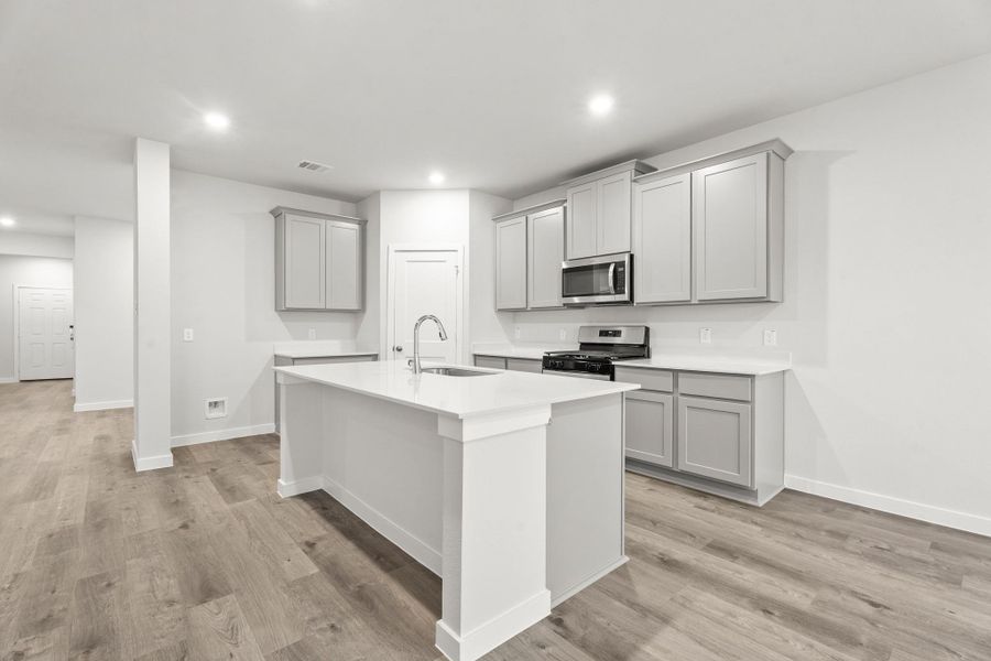 Furnished interior view inside a new home in Trails at Woodhaven, La Marque (Image 6).