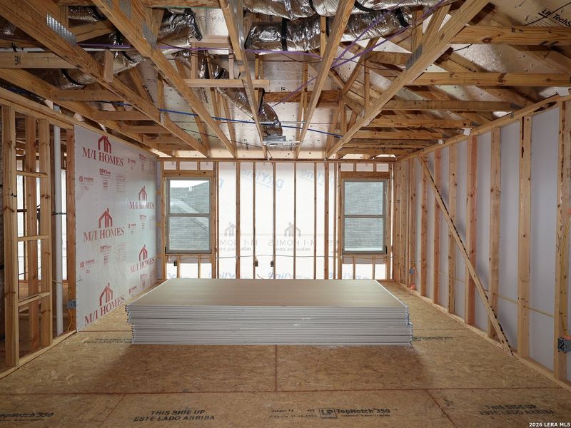 In-progress construction of a new home in Greenspoint Heights, Seguin, TX (Image 31).