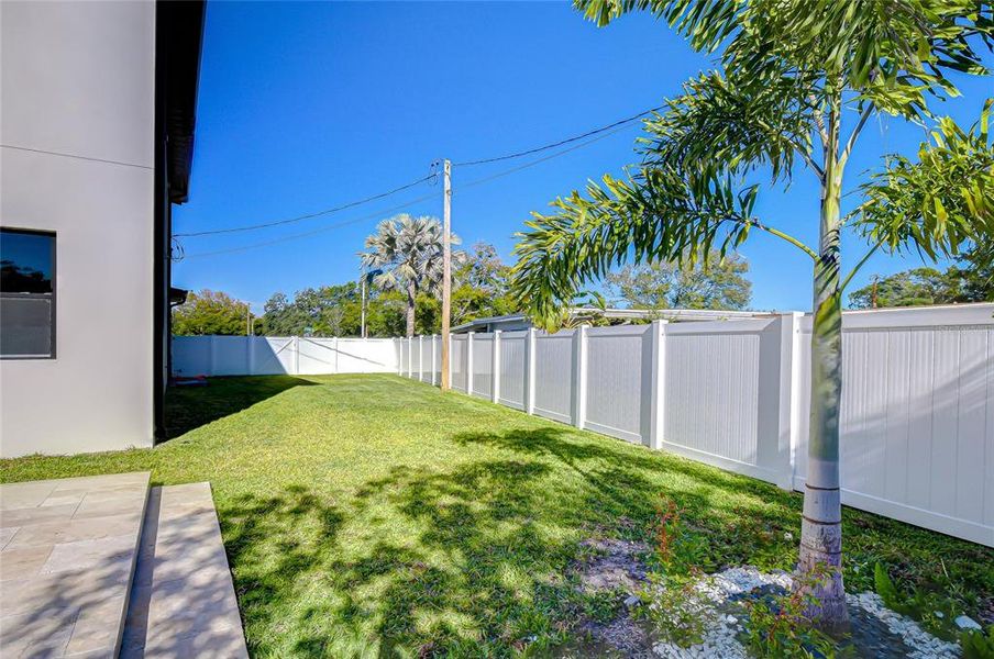 Exterior details and patio area of a home in , Tampa (Image 42).