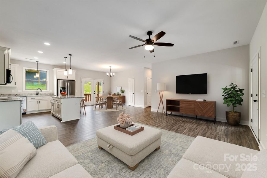Furnished interior view inside a new home in , Franklin (Image 6).