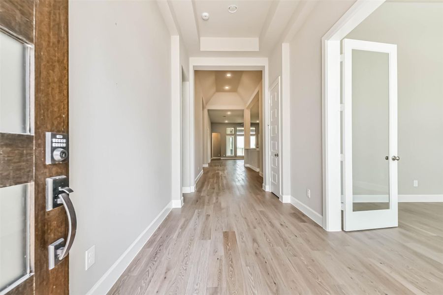 Furnished interior view inside a new home in , Manvel (Image 9). Furnished interior view inside a new home in , Manvel (Image 9).
