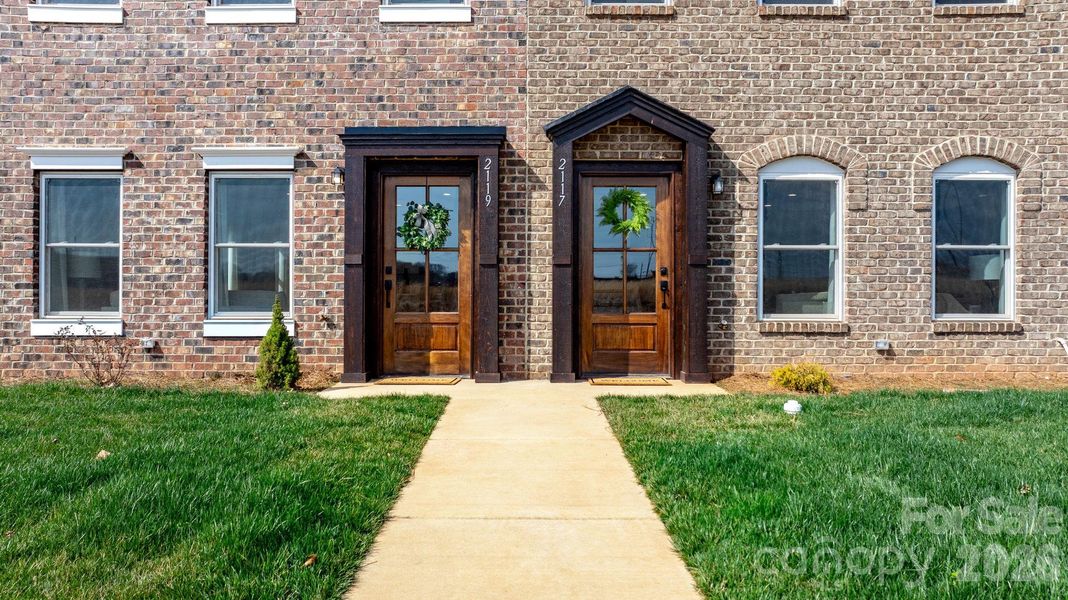Exterior details and patio area of a home in , Hickory (Image 28).