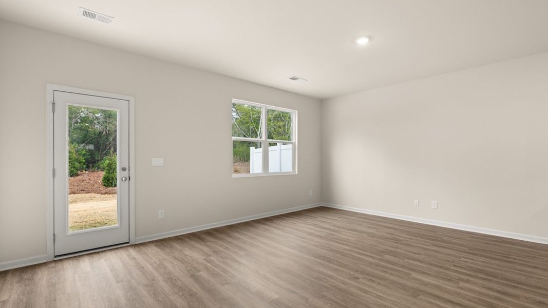 Spacious, unfurnished interior of a new home in Young's Crossing, Stone Mountain (Image 16). Spacious, unfurnished interior of a new home in Young's Crossing, Stone Mountain (Image 16).