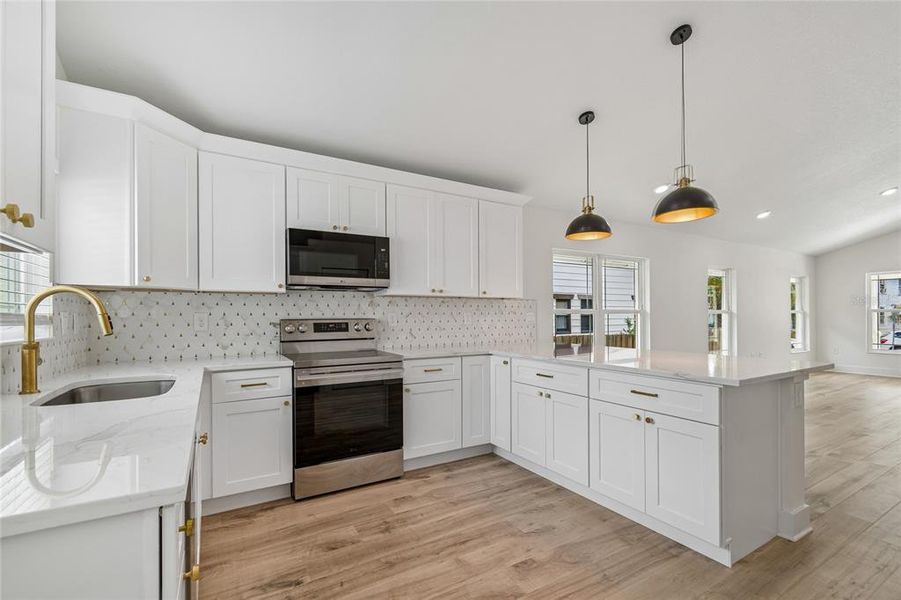 Furnished interior view inside a new home in , St. Petersburg (Image 7).