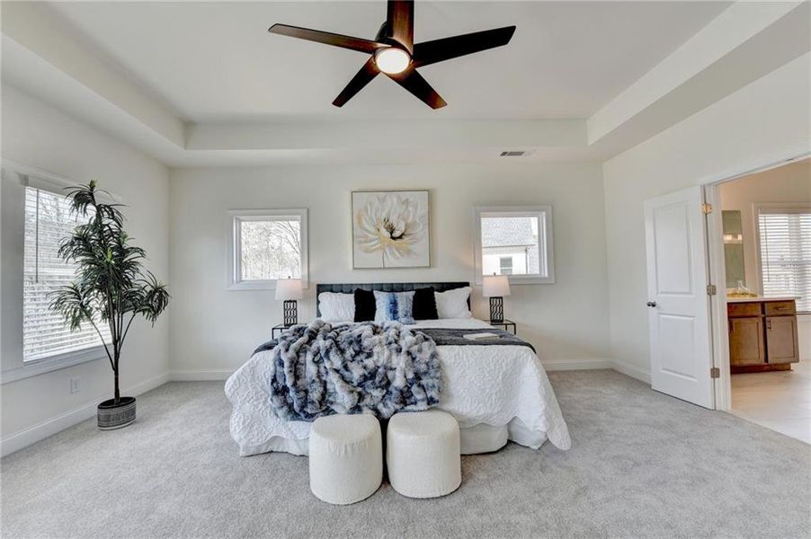 Furnished interior view inside a new home in , Cumming (Image 7).