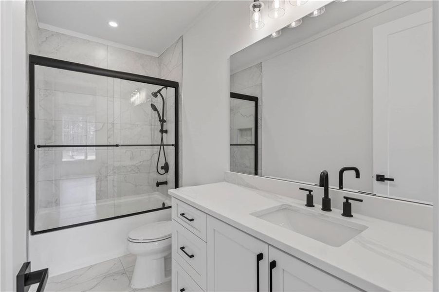 Furnished interior view inside a new home in , Marietta (Image 36).