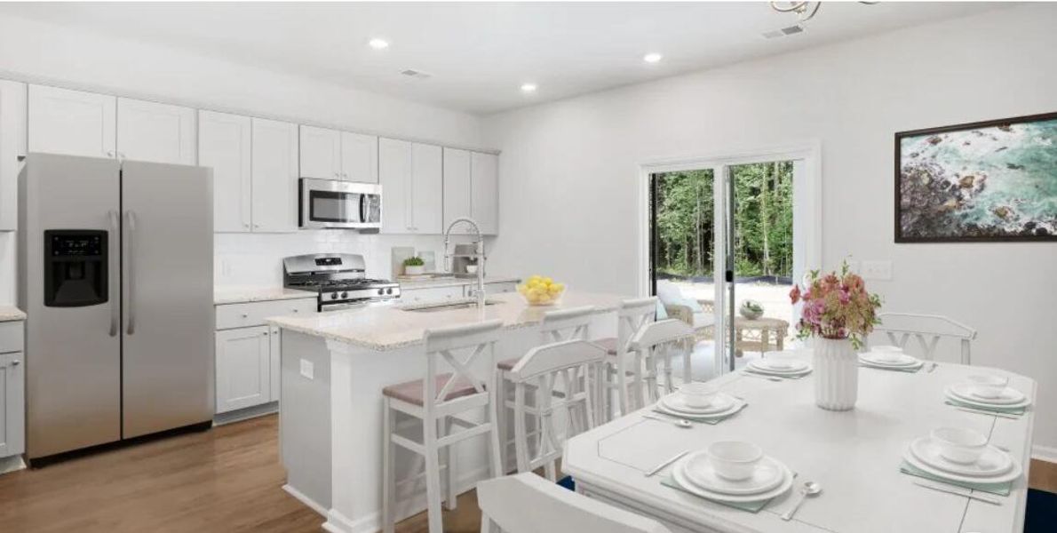 Furnished interior view inside a new home in Limehouse Farms, Summerville (Image 7).