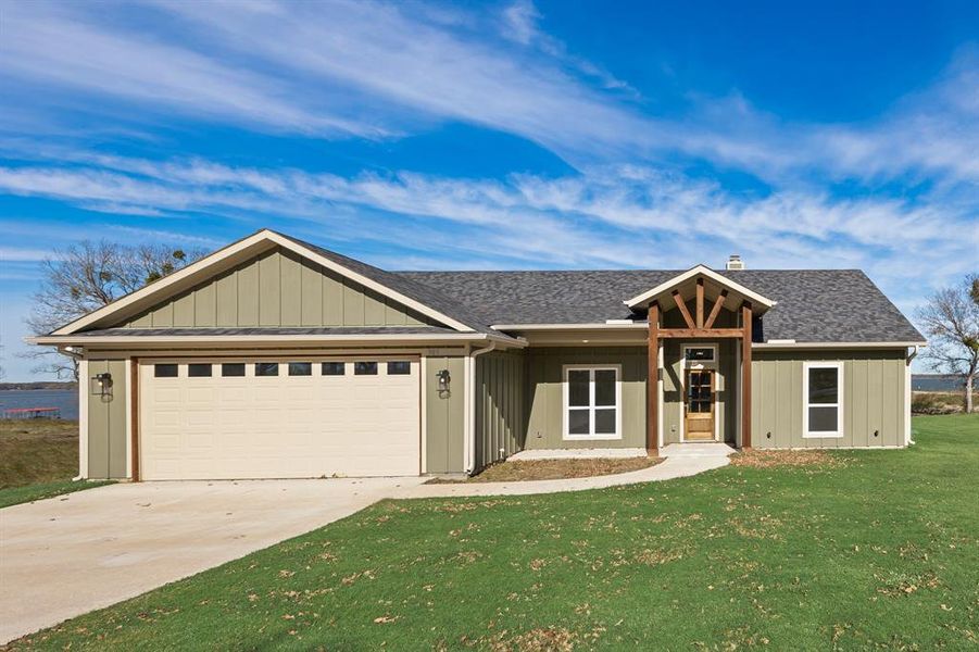 Front exterior of a new home in , West Tawakoni, TX, highlighting curb appeal (Image 18). Front exterior of a new home in , West Tawakoni, TX, highlighting curb appeal (Image 18).