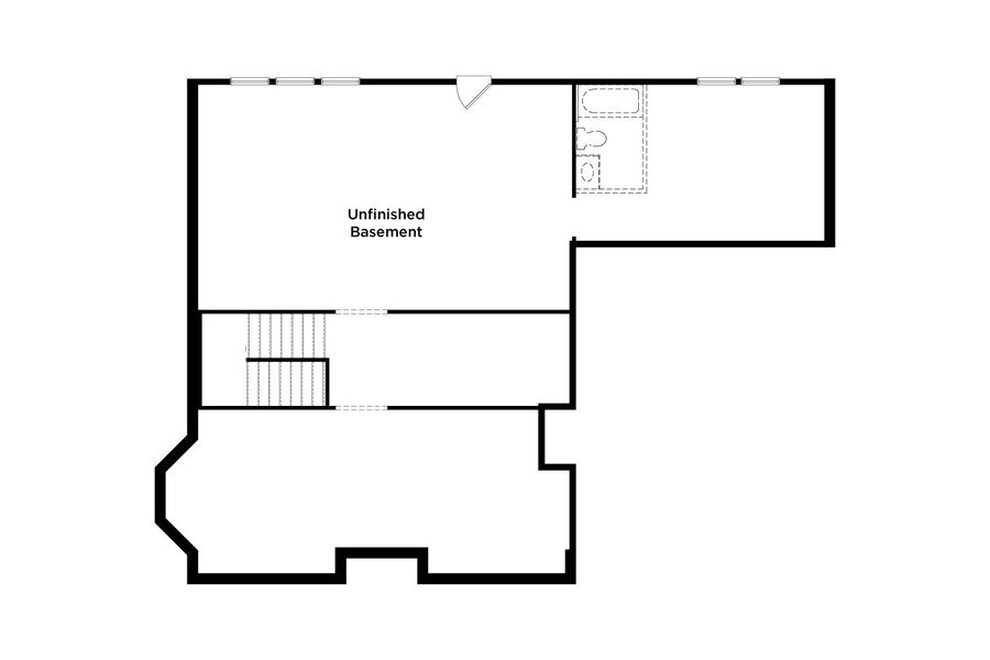 2D floor plan layout for the Gianna by DRB Homes in Brush Arbor, McDonough, GA (Image 4).