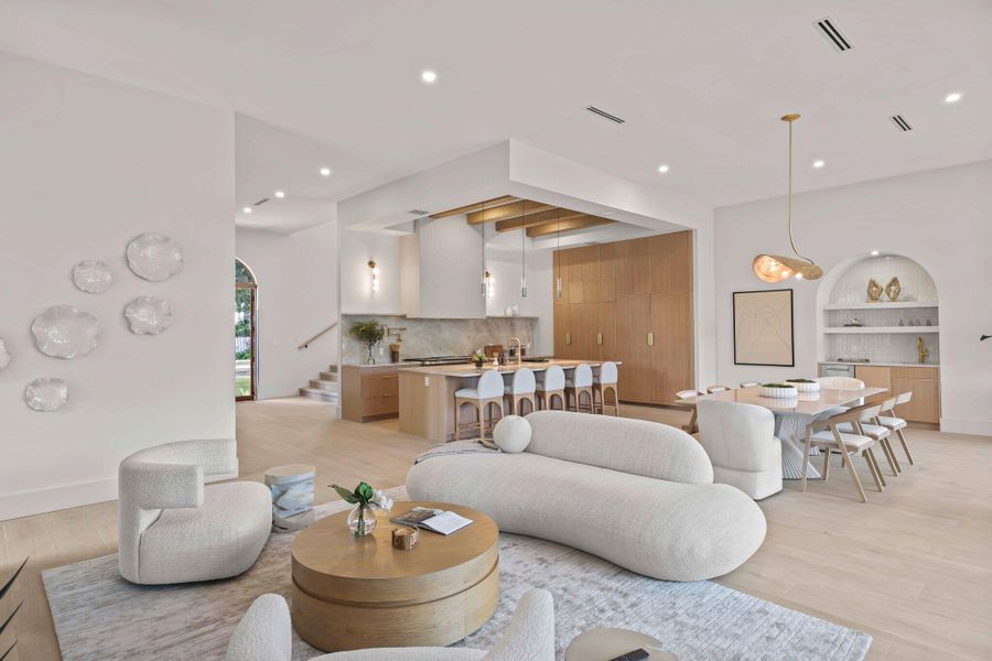 Furnished interior view inside a new home in , Delray Beach (Image 57). Furnished interior view inside a new home in , Delray Beach (Image 57).