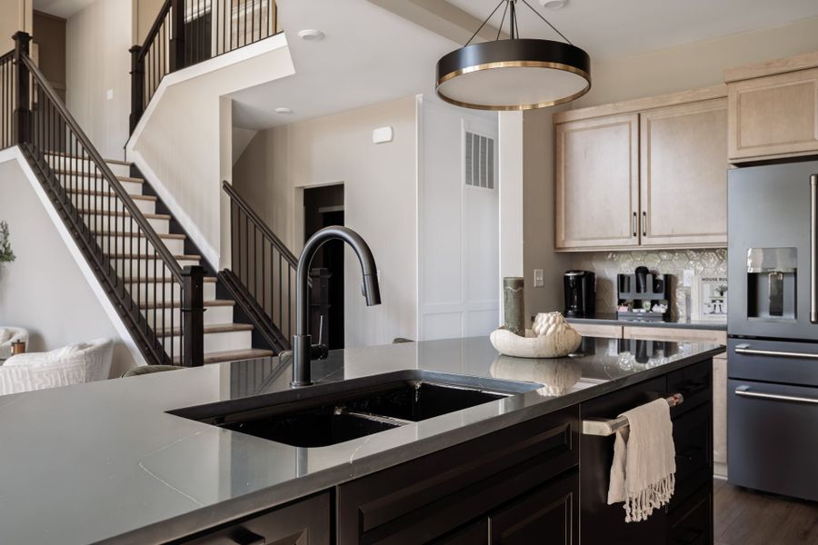 Representative furnished interior of a home built from the Blair by Fischer Homes in Twin Lakes, Hoschton (Image 19).