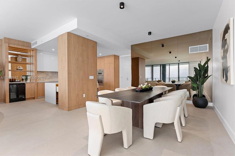 Furnished interior view inside a new home in , Miami (Image 17).