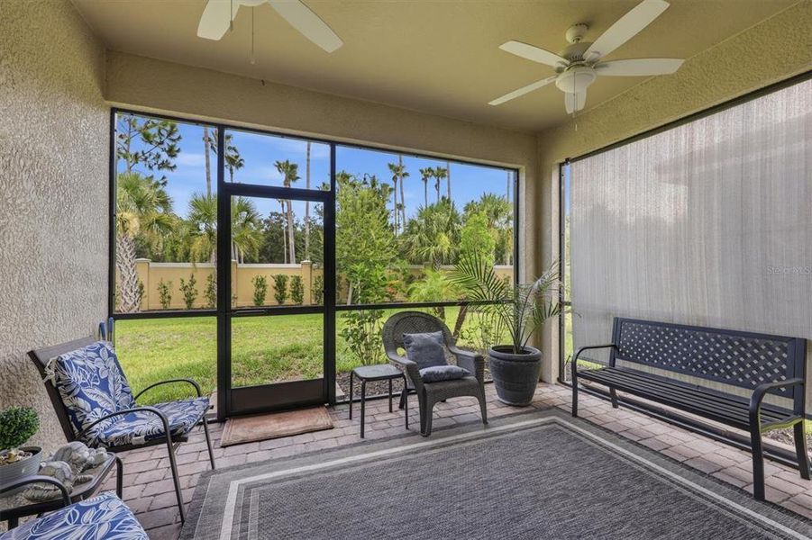 Exterior details and patio area of a home in Wellen Park, Venice (Image 23).