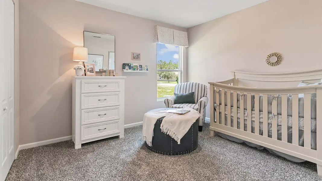 Furnished interior view inside a new home in Grand Reserve, Bunnell (Image 7). Furnished interior view inside a new home in Grand Reserve, Bunnell (Image 7).