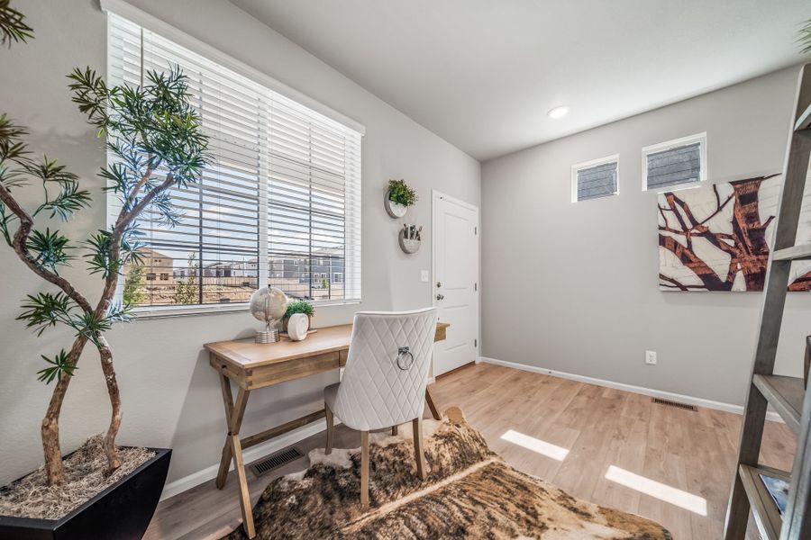 Furnished interior view inside a new home in Green Valley Ranch, Aurora (Image 13).