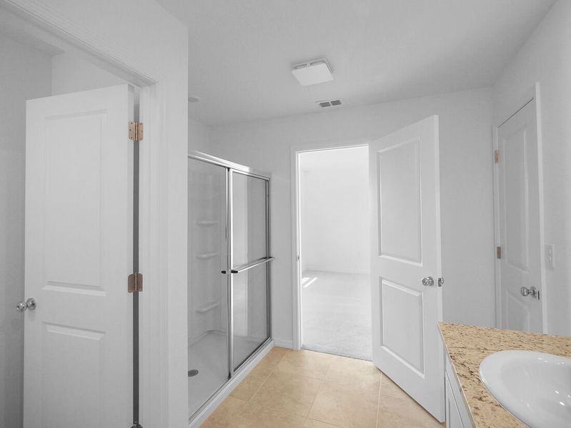 Furnished interior view inside a new home in Waterstone, Groveland (Image 16).