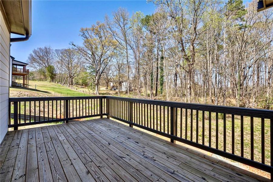 Exterior details and patio area of a home in , Atlanta (Image 33).