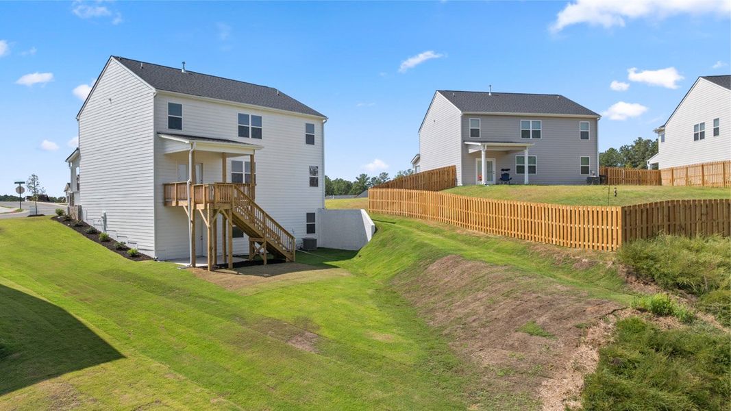 Exterior details and patio area of a home in Southwind Village, Evans (Image 29). Exterior details and patio area of a home in Southwind Village, Evans (Image 29).